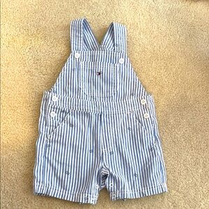 Tommy Hilfiger Blue Striped Kids Overalls